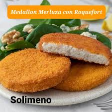 Medallón de merluza con roquefort